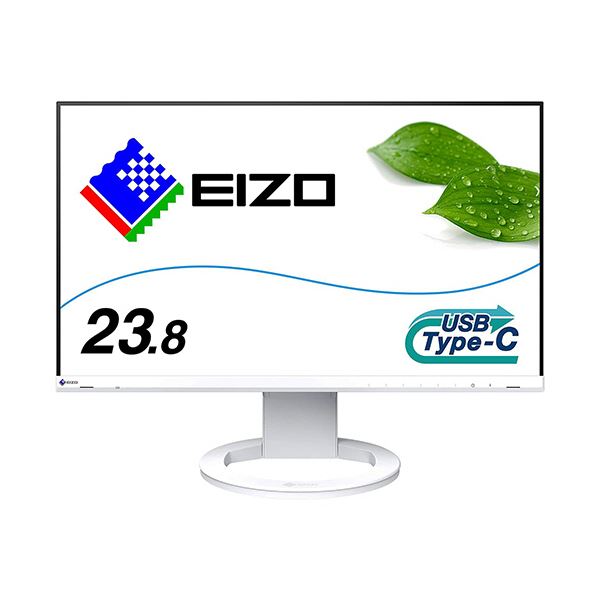 EIZO FlexScan 23.8型カラー液晶モニター ホワイト EV2480-ZWT 1台