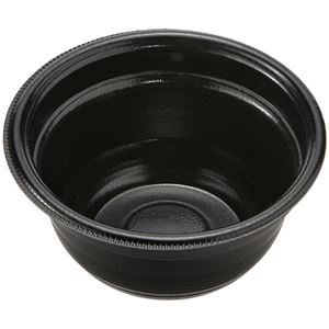 (まとめ)エフピコチューパ MFP極み丼-360S本体 黒 CP630283 1パック(30枚)【×5セット】