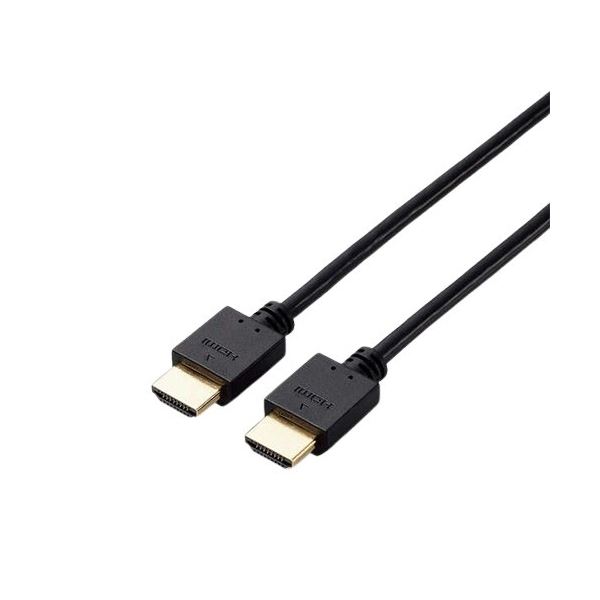 エレコム HDMIケーブル（HighSpeed HDMI） 2.0m ブラック RoHS指令準拠（10物質） CAC-HD1420BK/ID 1本