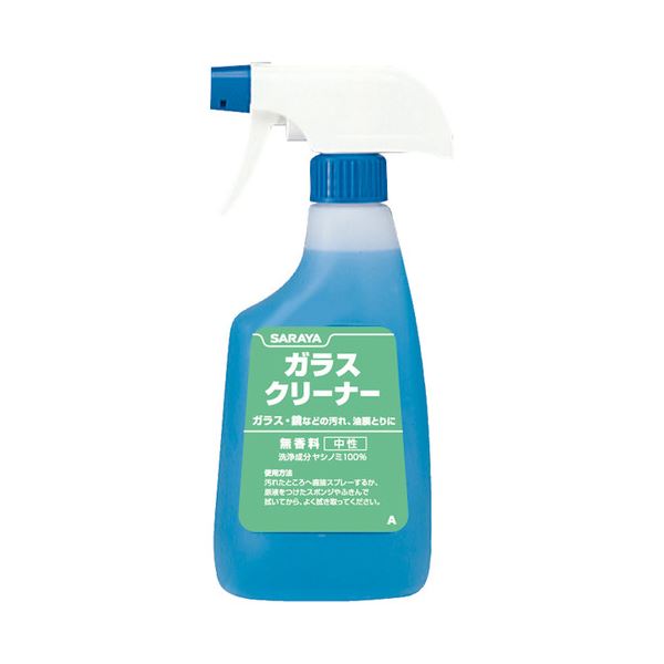 （まとめ）サラヤ ガラスクリーナー 500ml1本【×5セット】