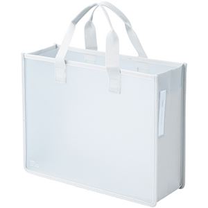 リヒトラブ soeru ストレージバッグA4ヨコ フロストクリヤー A-8800-1 1個