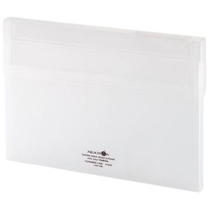 リヒトラブ AQUA DROPsコングレスケース A4 150枚収容 乳白 A-5035-1 1セット（10個）