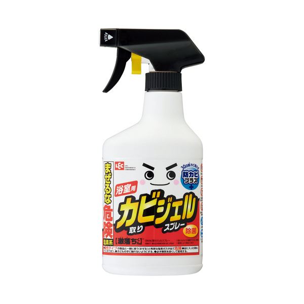 （まとめ）レック 激落ち カビ取りジェル スプレー400ml S00617 1本【×3セット】