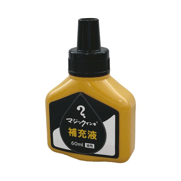 （まとめ）寺西化学 マジックインキ用補充インキ60ml 黒 MHJ60J-T1 1本【×5セット】