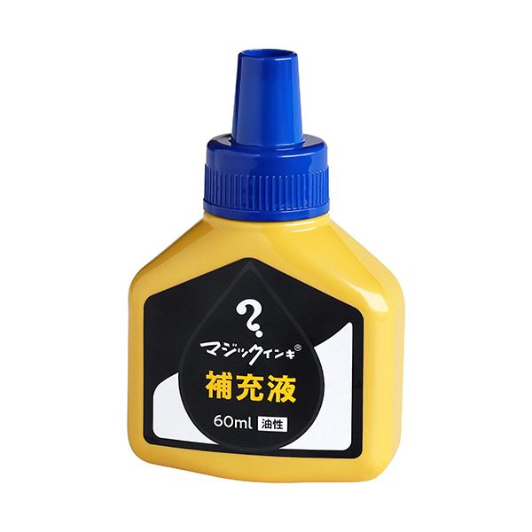 （まとめ）寺西化学 マジックインキ用補充インキ60ml 青 MHJ60J-T3 1本【×5セット】