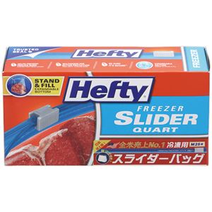 （まとめ）東洋アルミ Hefty スライダーバッグ冷凍・解凍用 M 1パック（25枚）【×5セット】