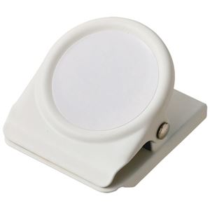 TANOSEE マグネットクリップ M ホワイト 1セット（10個）