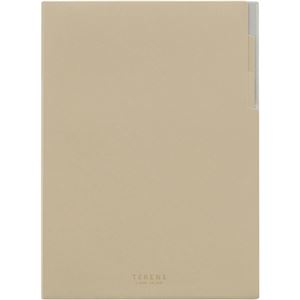 （まとめ） ライオン事務器 ハードメモホルダーTERENE（テレネ） A4 ベージュ HH-63P 1冊 【×5セット】