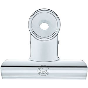 (まとめ）ライオン事務器 蛇の目クリップ 特大 口幅100mm No.50BC 1個 【×50セット】