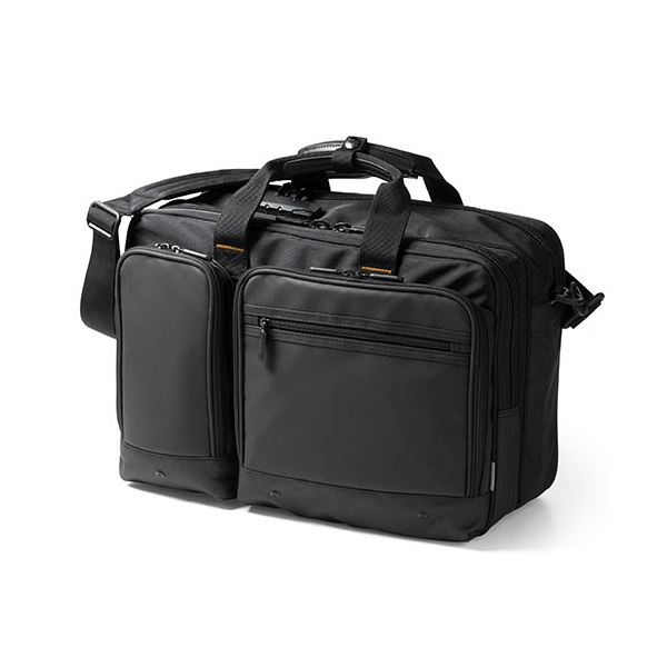 サンワダイレクト ビジネスバッグ(3WAY・大容量・リュック・ショルダー対応・25.5L) 200-BAG170BK 1個