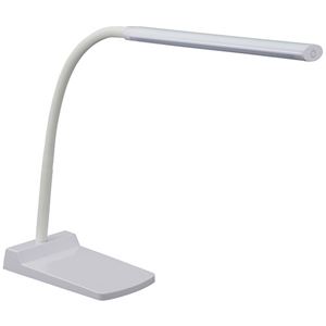 オーム電機 LEDデスクランプ ホワイトDS-LS24-W 1台