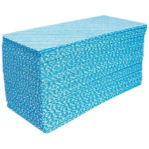 （まとめ） 東京メディカル グルメクロス 厚口ブルー FT-703PE 1パック（70枚） 【×5セット】