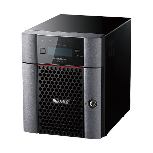 バッファロー TeraStationスナップショット機能搭載 法人向けNAS デスクトップモデル 4ドライブ 4TB TS6400DN04041台