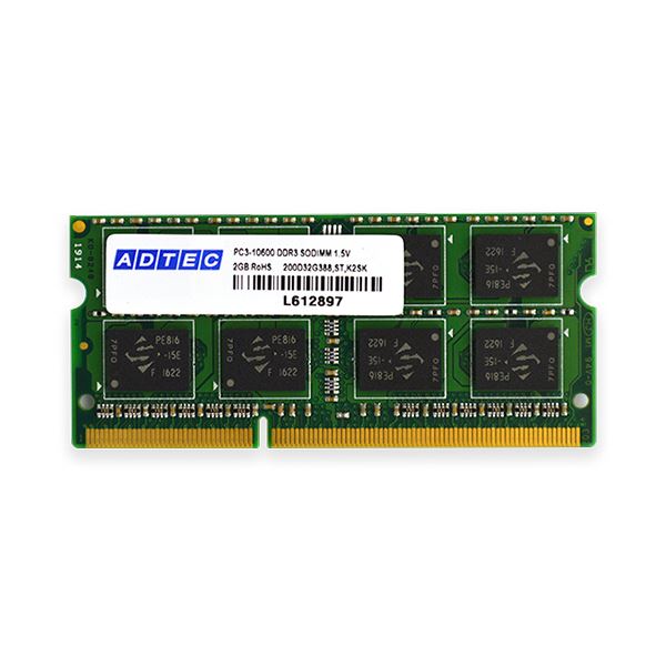 アドテック DDR3 1333MHzPC3-10600 204Pin SO-DIMM 8GB ADS10600N-8G 1枚