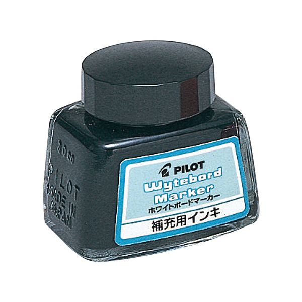 パイロットホワイトボードマーカー補充インキ 30ml ブラック WBMA-40RF-B 1セット(10個)