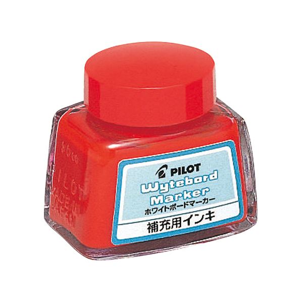 パイロットホワイトボードマーカー補充インキ 30ml レッド WBMA-40RF-R 1セット(10個)