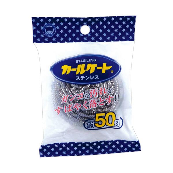 （まとめ） ボンスター金属たわし カールケートステンレス 50g K-136 1個 【×10セット】