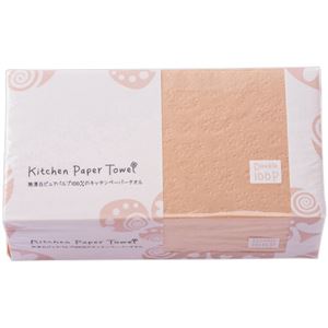 (まとめ) トーヨ無漂白キッチンペーパータオル 100組 1パック 【×10セット】
