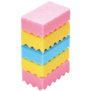 TANOSEEキッチンスポンジ抗菌タイプ ソフト 1セット（50個：10個×5パック）