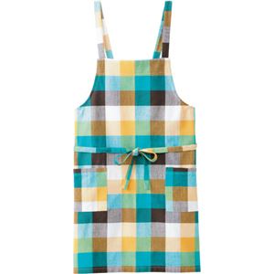 レップ エプロンチェック グリーン G-0765 1枚