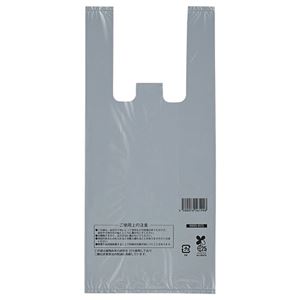 （まとめ） スマートサプライレジ袋（シルバー） 8号 RB8S-B25 1パック（100枚） 【×5セット】