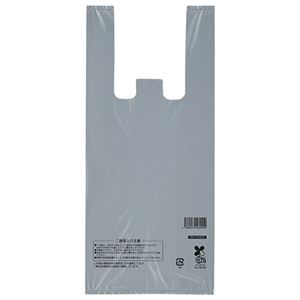 （まとめ） スマートサプライレジ袋（シルバー） 12号 RB12S-B25 1パック（100枚） 【×5セット】