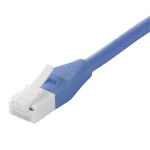 (まとめ) バッファローツメの折れないLANケーブル カテゴリー6a ストレート スタンダード ブルー 3m BSLS6ANU30BL 1本 【×2セット】