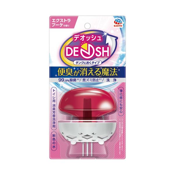 （まとめ） アース製薬デオッシュ DEOSH タンクにおくタイプ エクストラブーケ 本体 1個 【×5セット】