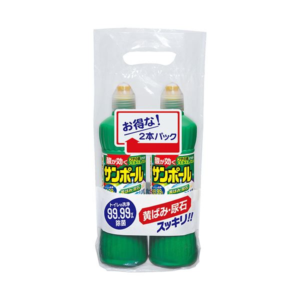 （まとめ） 大日本除蟲菊KINCHO サンポール 500ml 1パック（2本） 【×10セット】