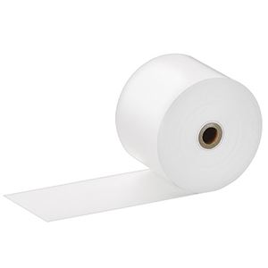 (まとめ) TANOSEE感熱レジロール紙 ノーマル保存 幅80×直径約71mm×長さ63m 厚み約0.062mm 芯内径12mm 1パック(3巻) 【×2セット】