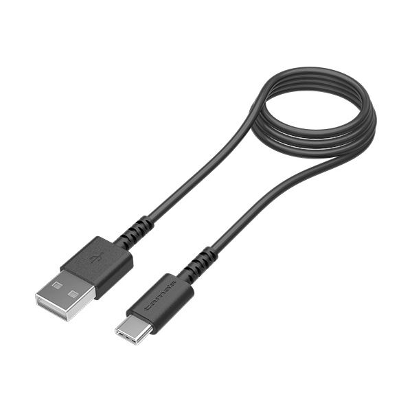 （まとめ） 多摩電子工業USB2.0 Type-C／USBケーブル ブラック 1.0m TH223CA10K 1本 【×2セット】