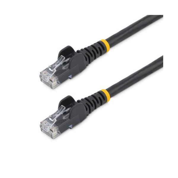 StarTech.com カテゴリ6 LANケーブル RJ45モールドコネクタ 1m ブラック N6PATC1MBK 1本