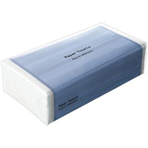 TANOSEEペーパータオル ハードタイプ(レギュラー) 200枚/パック 1セット(25パック)