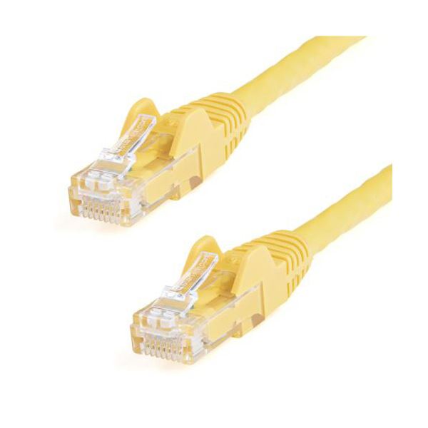 StarTech.com カテゴリ6 LANケーブル RJ45モールドコネクタ 1.5m イエロー N6PATC150CMYL1本