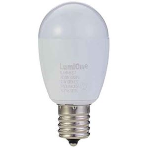 （まとめ） インターテクノロジー LED電球 ミニクリプトン形 E17口金 3.5W 5000K 昼白色 LDA4N-H-E17 1個 【×3セット】