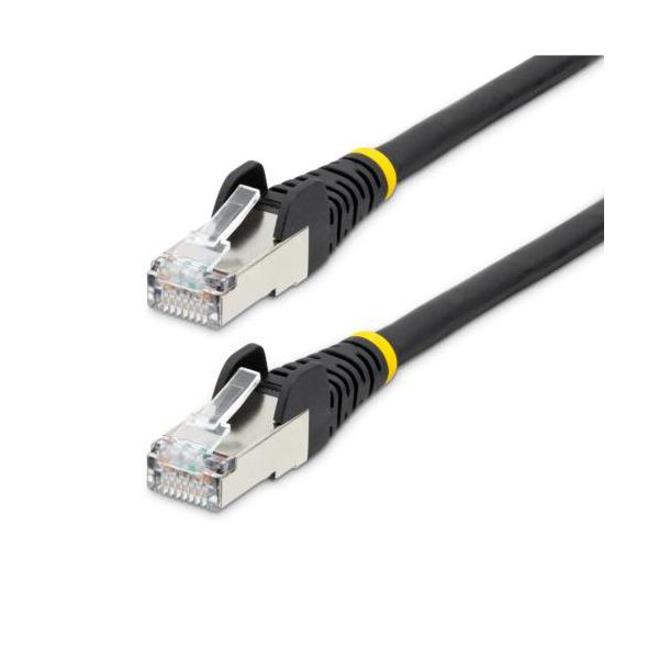 StarTech.com カテゴリー6A LANケーブル 50cm ブラック NLBK-50C-CAT6A-PATCH 1本