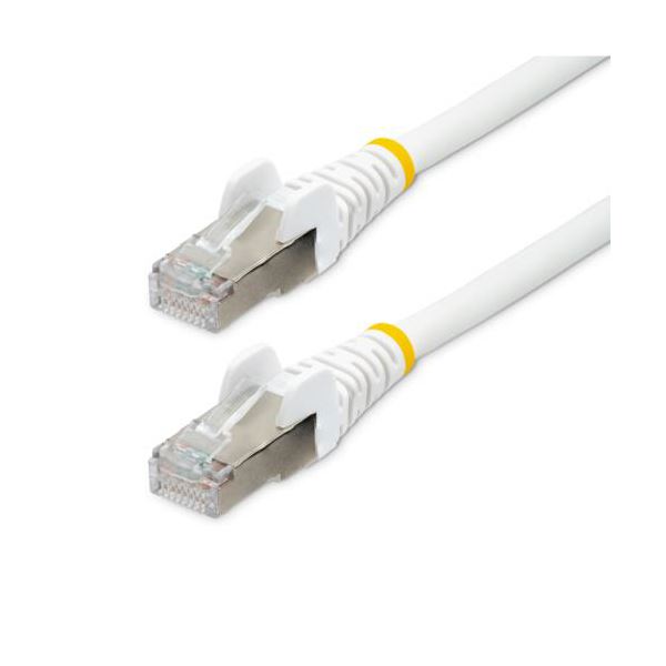 StarTech.com カテゴリー6A LANケーブル 50cm ホワイト NLWH-50C-CAT6A-PATCH 1本