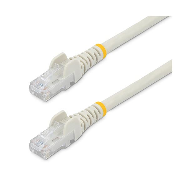 StarTech.com カテゴリ6 LANケーブル RJ45モールドコネクタ 3m ホワイト N6PATC3MWH 1本