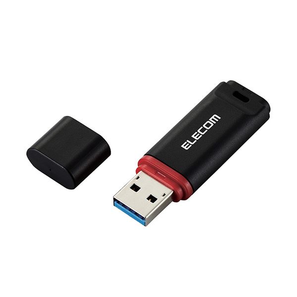 （まとめ） エレコムデータ復旧付きUSB3.2（Gen1）メモリ 16GB ブラック MF-DRU3016GBKR 1個 【×3セット】