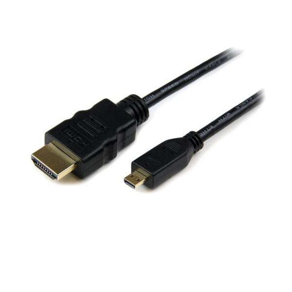 StarTech.com マイクロHDMI-HDMI1.4変換ケーブル 1m ブラック HDADMM1M 1本