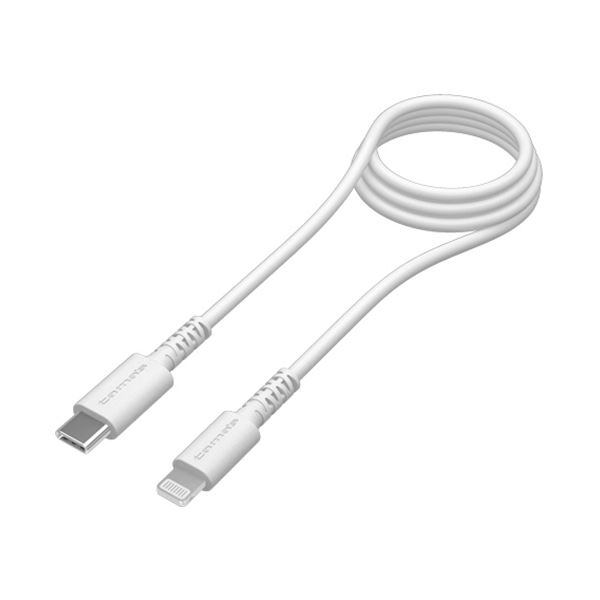 多摩電子工業USB Type-C to Lightningケーブル 抗菌 ホワイト 1.0m TH212LC10QW 1本