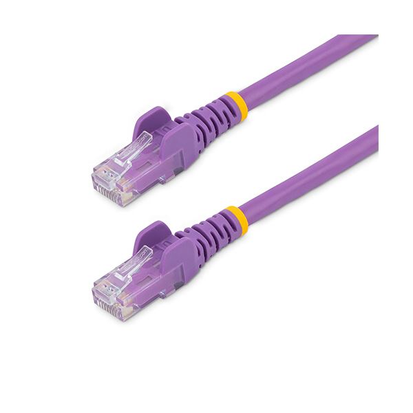 StarTech.com カテゴリ6 LANケーブル RJ45モールドコネクタ 5m パープル N6PATC5MPL 1本