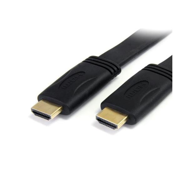 StarTech.com イーサネット対応ハイスピードHDMIケーブル 1.8m HDMI（オス）-HDMI（オス） ブラックHDMIMM6FL 1本