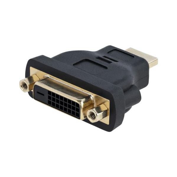 StarTech.com HDMI-DVI-D変換アダプター ブラック HDMIDVIMF 1個