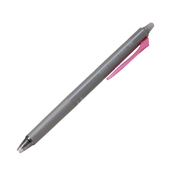 パイロットゲルインキボールペン フリクションシナジーノック04 超極細0.4mm ピンク LFSK-14-P 1セット（10本）