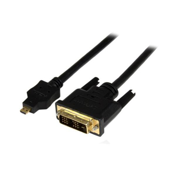 StarTech.com マイクロHDMI-DVI変換ケーブル 1m ブラック HDDDVIMM1M 1本