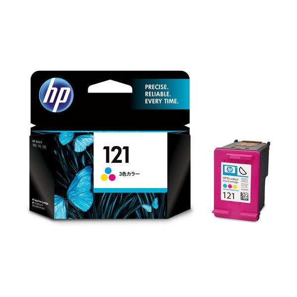 HP HP121プリントカートリッジ 3色カラー CC643HJ 1個