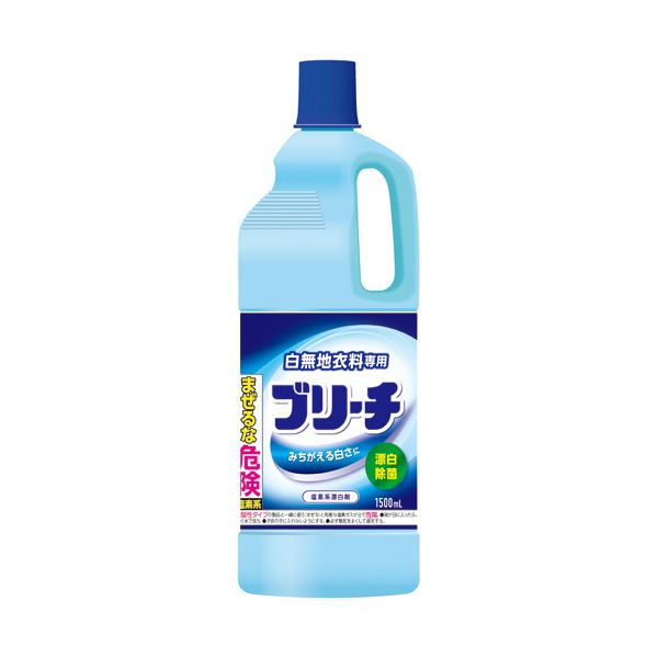 （まとめ） ミツエイ衣類用漂白剤ブリーチ 1500ml 1本 【×5セット】