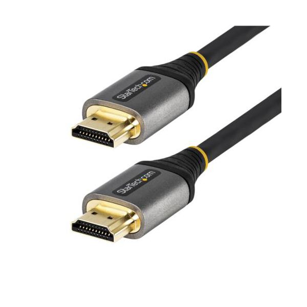 StarTech.com プレミアムハイスピードHDMI 2.0ケーブル50cm／4K60Hz／Premium認証／4K対応HDMIコード HDMMV50CM 1本