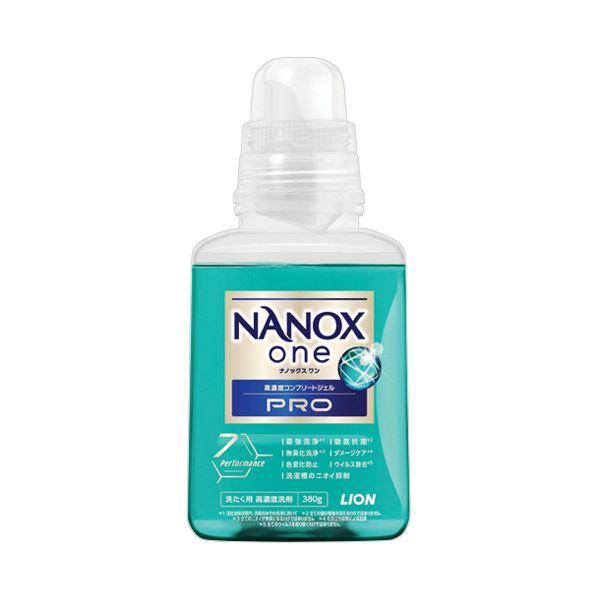 （まとめ） ライオンNANOX one PRO 本体 380g 1本 【×3セット】